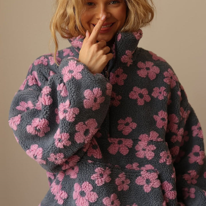 Suzan | Cosy Floral Print Jumper