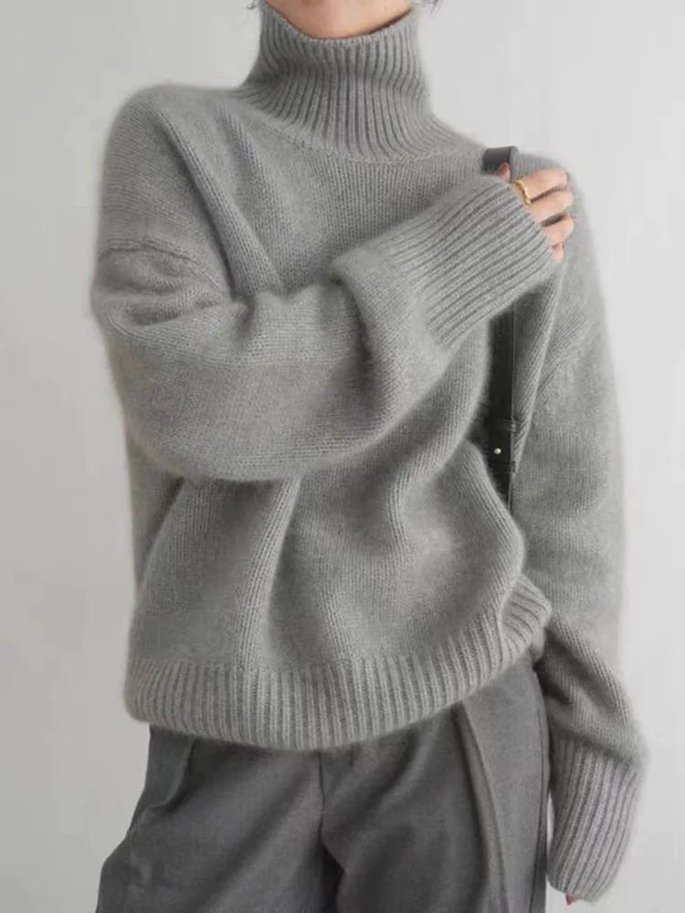 Annelise | High Neck Cashmere Jumper