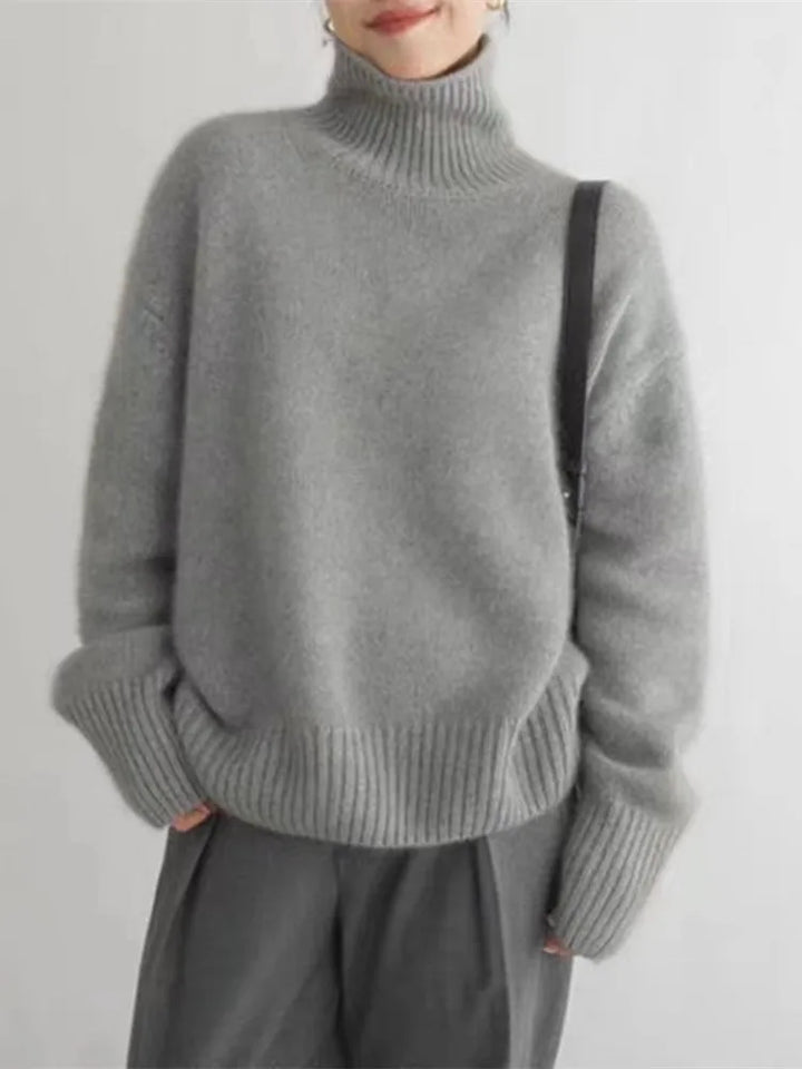 Annelise | High Neck Cashmere Jumper