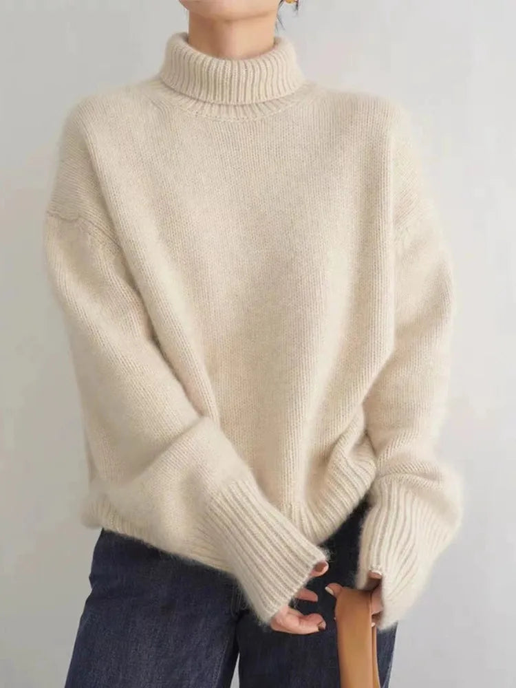 Annelise | High Neck Cashmere Jumper