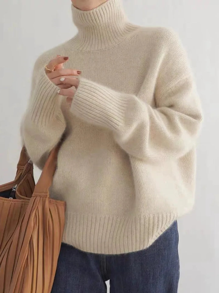 Annelise | High Neck Cashmere Jumper