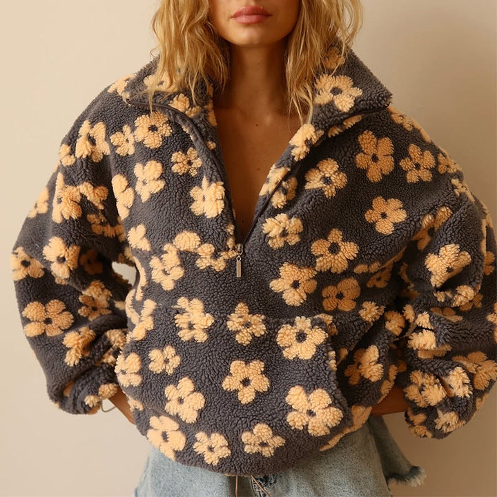 Suzan | Cosy Floral Print Jumper