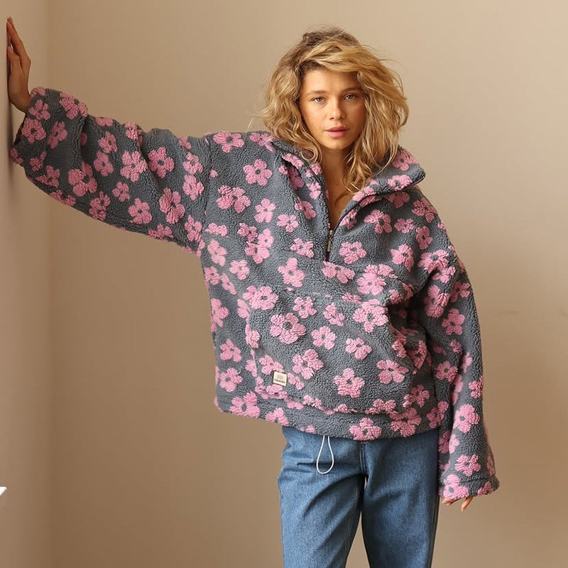 Suzan | Cosy Floral Print Jumper